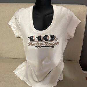 110th Harley-Davidson women’s T-shirt